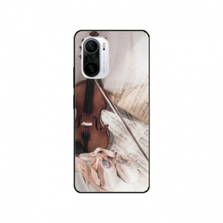 Husa personalizata tip carcasa HQPrint pentru Xiaomi Poco F3, model Violon, multicolor, S1D1M0371