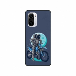 Husa personalizata tip carcasa HQPrint pentru Xiaomi Poco F3, model Biker Astronaout, multicolor, S1D1M0375