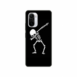 Husa personalizata tip carcasa HQPrint pentru Xiaomi Redmi 11T, model Dab Skeleton, multicolor, S1D1M0034