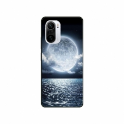 Husa personalizata tip carcasa HQPrint pentru Xiaomi Redmi 11T, model Moon Sky, multicolor, S1D1M0228