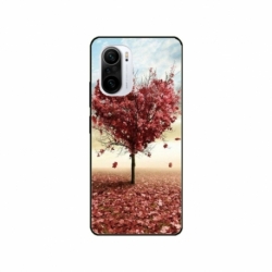 Husa personalizata tip carcasa HQPrint pentru Xiaomi Redmi 11T, model Heart Tree, multicolor, S1D1M0293