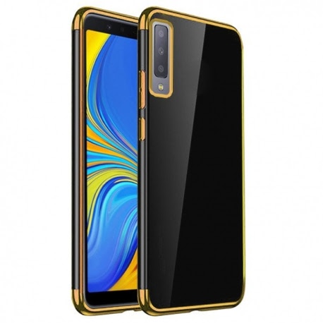 Husa SAMSUNG Galaxy A7 2018 - Plating Soft (Auriu)