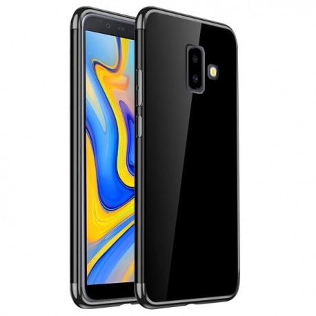 Husa SAMSUNG Galaxy J6 Plus 2018 - Plating Soft (Negru)
