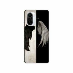 Husa personalizata tip carcasa HQPrint pentru Xiaomi Redmi 11T Pro, model Angel Wings, multicolor, S1D1M0004
