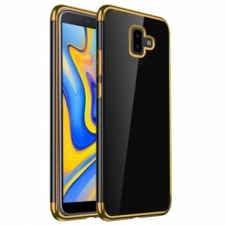 Husa SAMSUNG Galaxy J6 Plus 2018 - Plating Soft (Auriu)
