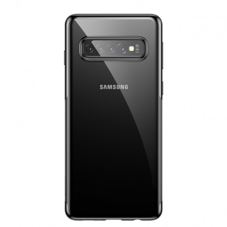 Husa SAMSUNG Galaxy S10 - Plating Soft (Negru)