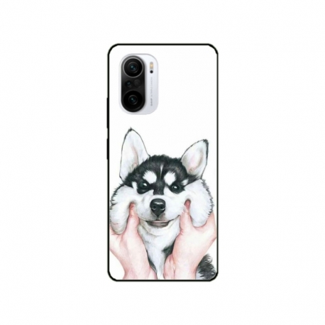Husa personalizata tip carcasa HQPrint pentru Xiaomi Redmi 11T Pro, model Fluffy Dog, multicolor, S1D1M0033