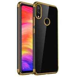 Husa XIAOMI RedMi 7 - Plating Soft (Auriu)