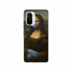 Husa personalizata tip carcasa HQPrint pentru Xiaomi Redmi 11T Pro, model Covid Mona Lisa, multicolor, S1D1M0327