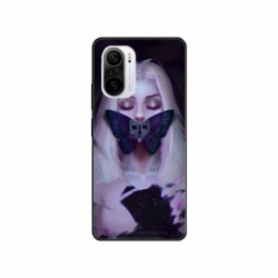 Husa personalizata tip carcasa HQPrint pentru Xiaomi Redmi 11T Pro, model Butterfly Mouth 1, multicolor, S1D1M0351