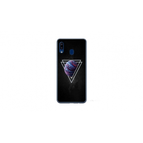 Husa personalizata tip carcasa HQPrint pentru Xiaomi Redmi 9A, model Triangle Planet, multicolor, S1D1M0278