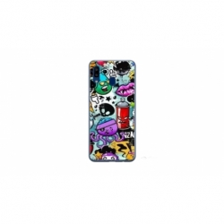 Husa personalizata tip carcasa HQPrint pentru Xiaomi Redmi 9A, model Grafitti, multicolor, S1D1M0289