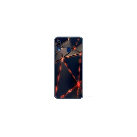 Husa personalizata tip carcasa HQPrint pentru Xiaomi Redmi 9A, model Lava Triangles, multicolor, S1D1M0367