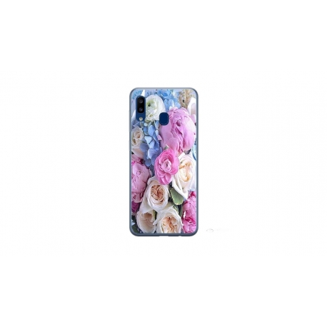 Husa personalizata tip carcasa HQPrint pentru Xiaomi Redmi 9AT, model Flowers 1, multicolor, S1D1M0026