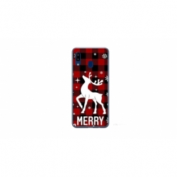 Husa personalizata tip carcasa HQPrint pentru Xiaomi Redmi 9AT, model Merry Christmas Reindeer 2, multicolor, S1D1M0050