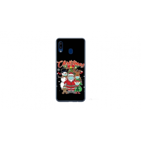 Husa personalizata tip carcasa HQPrint pentru Xiaomi Redmi 9AT, model Covid Christmas, multicolor, S1D1M0054