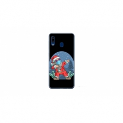 Husa personalizata tip carcasa HQPrint pentru Xiaomi Redmi 9AT, model Covid Santa, multicolor, S1D1M0055