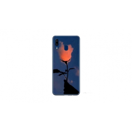Husa personalizata tip carcasa HQPrint pentru Xiaomi Redmi 9AT, model Sky Flower, multicolor, S1D1M0159