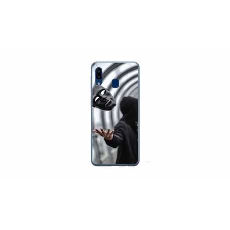 Husa personalizata tip carcasa HQPrint pentru Xiaomi Redmi 9AT, model Mask, multicolor, S1D1M0199
