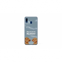Husa personalizata tip carcasa HQPrint pentru Xiaomi Redmi 9AT, model Why are you on my phone, multicolor, S1D1M0220