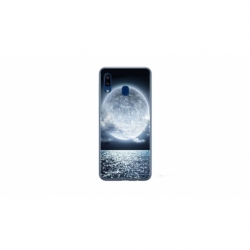 Husa personalizata tip carcasa HQPrint pentru Xiaomi Redmi 9AT, model Moon Sky, multicolor, S1D1M0228