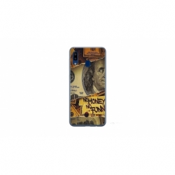 Husa personalizata tip carcasa HQPrint pentru Xiaomi Redmi 9AT, model No Money No Funny, multicolor, S1D1M0262