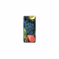 Husa personalizata tip carcasa HQPrint pentru Xiaomi Redmi 9AT, model Lets sleep under the STARS, multicolor, S1D1M0268