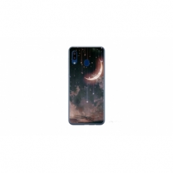 Husa personalizata tip carcasa HQPrint pentru Xiaomi Redmi 9AT, model Falling Stars, multicolor, S1D1M0269