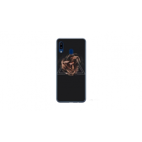 Husa personalizata tip carcasa HQPrint pentru Xiaomi Redmi 9AT, model Triangle Rose, multicolor, S1D1M0316