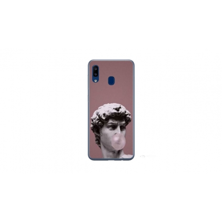 Husa personalizata tip carcasa HQPrint pentru Xiaomi Redmi 9AT, model Bubble Gum Statue, multicolor, S1D1M0317