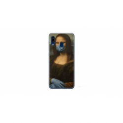 Husa personalizata tip carcasa HQPrint pentru Xiaomi Redmi 9AT, model Covid Mona Lisa, multicolor, S1D1M0327