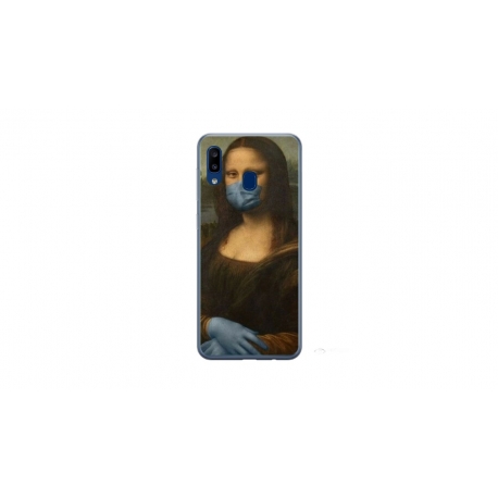 Husa personalizata tip carcasa HQPrint pentru Xiaomi Redmi 9AT, model Covid Mona Lisa, multicolor, S1D1M0327