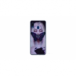 Husa personalizata tip carcasa HQPrint pentru Xiaomi Redmi 9AT, model Butterfly Mouth 1, multicolor, S1D1M0351