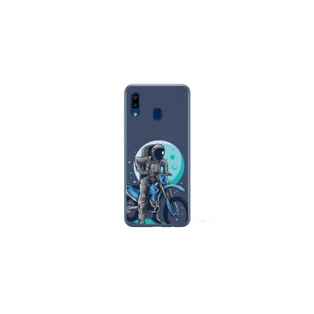 Husa personalizata tip carcasa HQPrint pentru Xiaomi Redmi 9AT, model Biker Astronaout, multicolor, S1D1M0375
