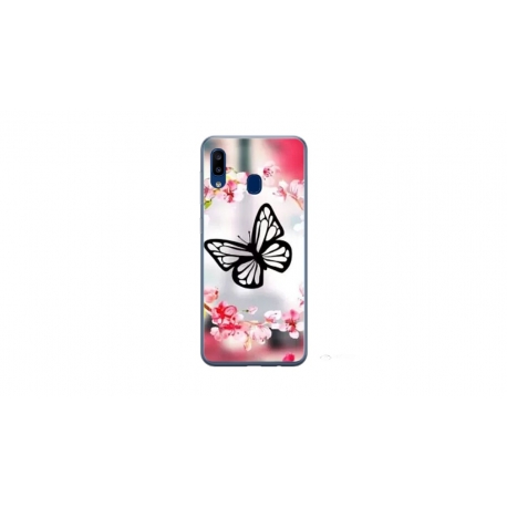 Husa personalizata tip carcasa HQPrint pentru Xiaomi Redmi 9AT, model Butterfly 8, multicolor, S1D1M0380
