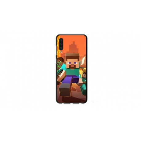 Husa personalizata tip carcasa HQPrint pentru Xiaomi Mi 9, model Minecraft 1, multicolor, S1D1M0125