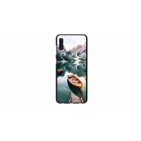 Husa personalizata tip carcasa HQPrint pentru Xiaomi Mi 9 Lite, model Boats, multicolor, S1D1M0024