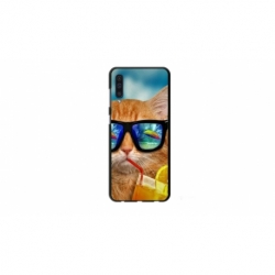 Husa personalizata tip carcasa HQPrint pentru Xiaomi Mi 9 Lite, model Cool Cat, multicolor, S1D1M0031