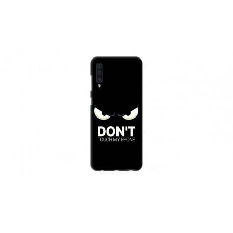 Husa personalizata tip carcasa HQPrint pentru Xiaomi Mi 9 Lite, model Dont touch my phone 1, multicolor, S1D1M0035