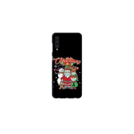 Husa personalizata tip carcasa HQPrint pentru Xiaomi Mi 9 Lite, model Covid Christmas, multicolor, S1D1M0054