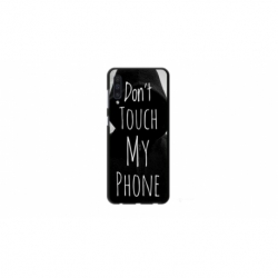 Husa personalizata tip carcasa HQPrint pentru Xiaomi Mi 9 Lite, model Dont touch my phone 2, multicolor, S1D1M0065