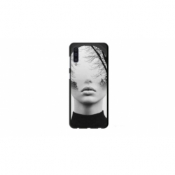 Husa personalizata tip carcasa HQPrint pentru Xiaomi Mi 9 Lite, model Abstract Lady, multicolor, S1D1M0066