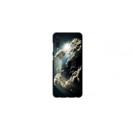 Husa personalizata tip carcasa HQPrint pentru Xiaomi Mi 9 Lite, model Cloudy Earth, multicolor, S1D1M0067