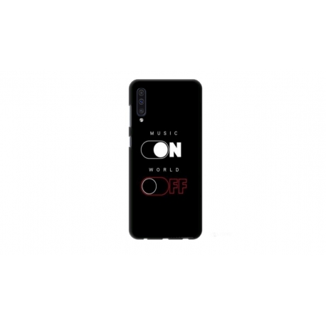 Husa personalizata tip carcasa HQPrint pentru Xiaomi Mi 9 Lite, model Phone On World Off, multicolor, S1D1M0131