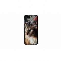 Husa personalizata tip carcasa HQPrint pentru Xiaomi Mi 9 Lite, model Cat 1, multicolor, S1D1M0143