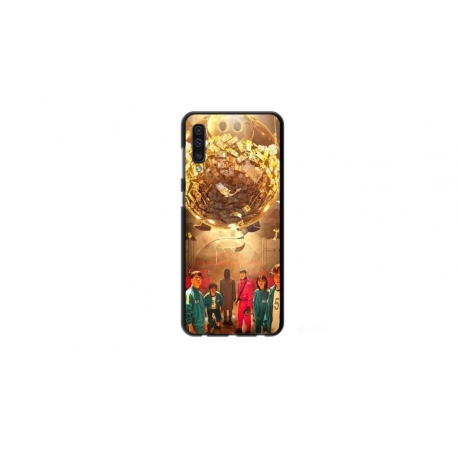 Husa personalizata tip carcasa HQPrint pentru Xiaomi Mi 9 Lite, model Squid Game 11, multicolor, S1D1M0183