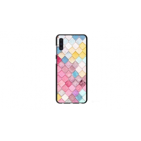 Husa personalizata tip carcasa HQPrint pentru Xiaomi Mi 9 Lite, model Color Scales, multicolor, S1D1M0258