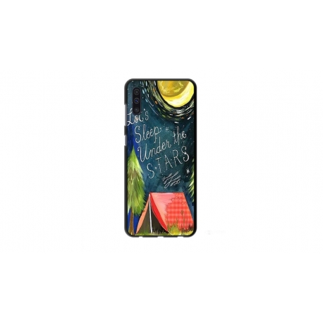 Husa personalizata tip carcasa HQPrint pentru Xiaomi Mi 9 Lite, model Lets sleep under the STARS, multicolor, S1D1M0268