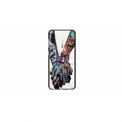 Husa personalizata tip carcasa HQPrint pentru Xiaomi Mi 9 Lite, model Abstract Holding, multicolor, S1D1M0271