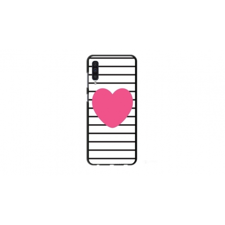 Husa personalizata tip carcasa HQPrint pentru Xiaomi Mi 9 Lite, model Heart, multicolor, S1D1M0291